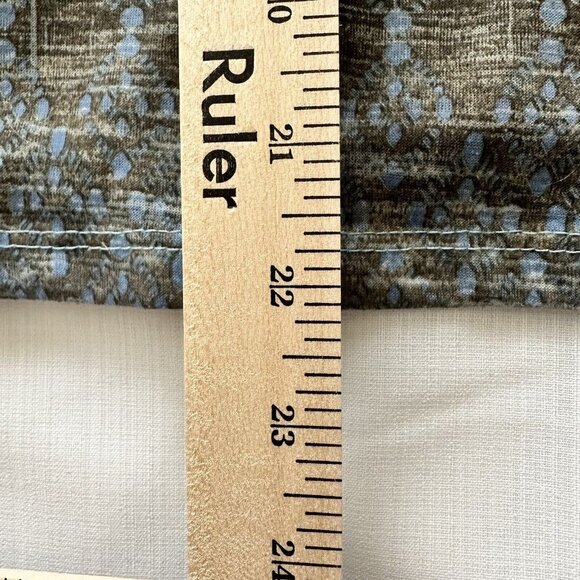 Catherines Tunic Shirt Women's 2X Rhinestone & Lace Embellished Blouse Tee Blue - Picture 6 of 8